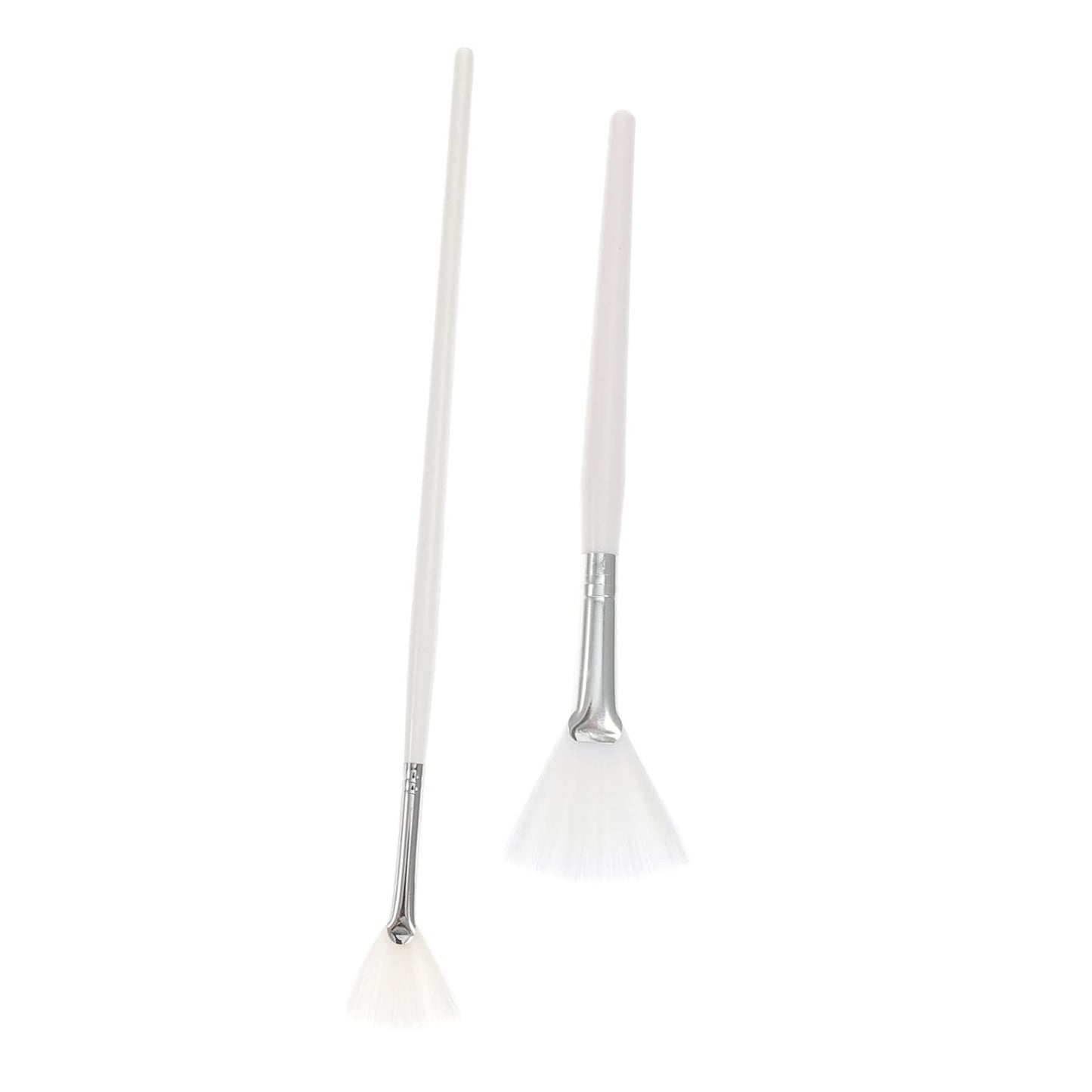 2Pcs Facial Mask Applicator Brush Dual-Sided Tools for Smooth Application of Skincare and Beauty Products Easy to Clean Durable Bristles for All Face Shapes