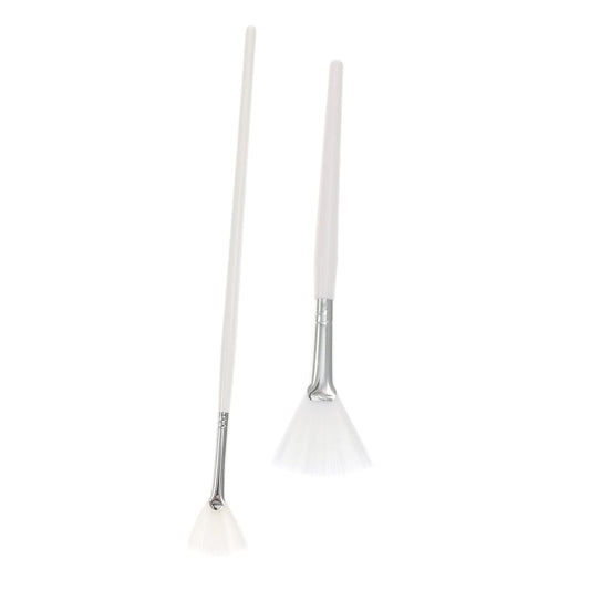 2Pcs Facial Mask Applicator Brush Dual-Sided Tools for Smooth Application of Skincare and Beauty Products Easy to Clean Durable Bristles for All Face Shapes