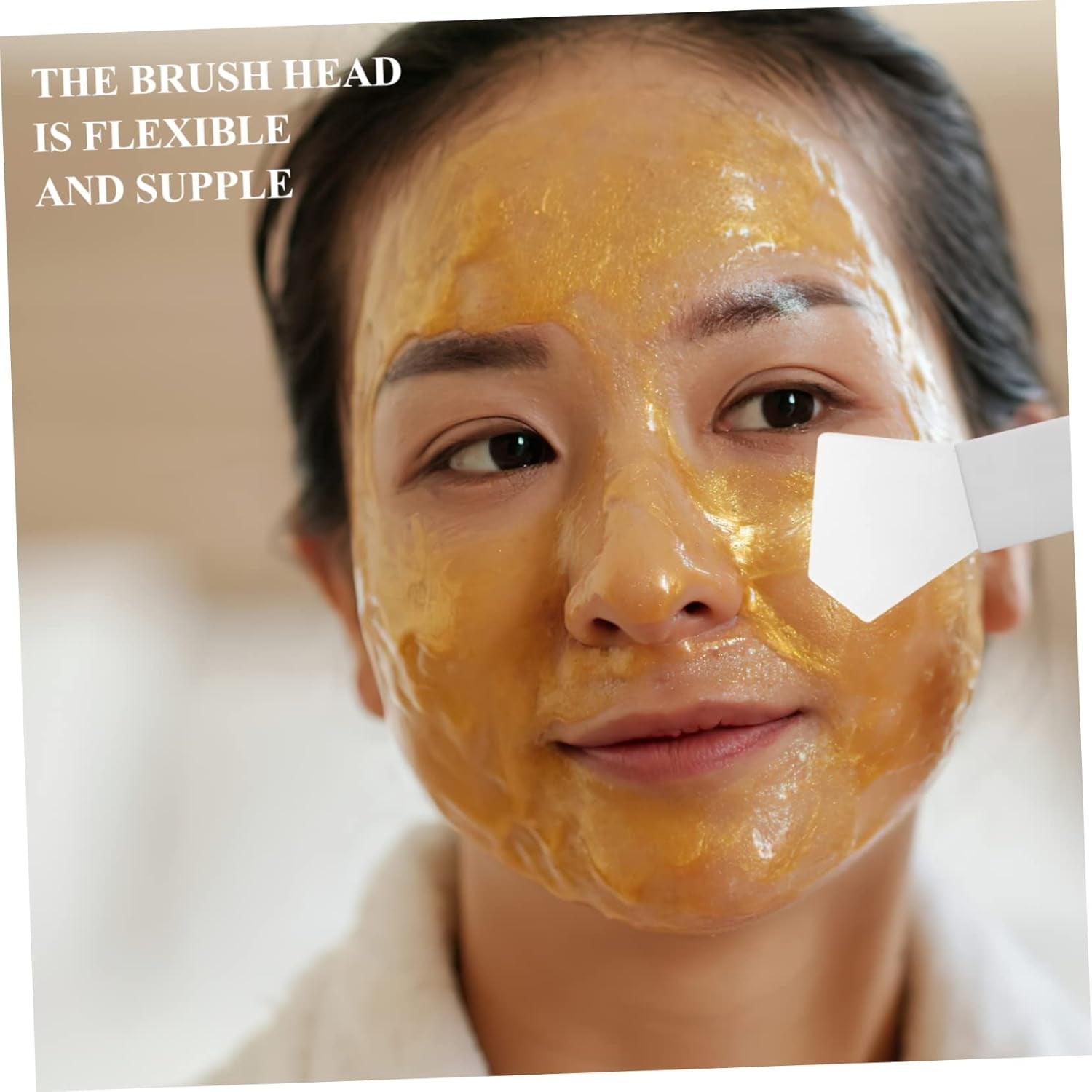 1Set Mini Silicone Face Mask Applicator Portable Brushes for Skincare Featuring Flexible and Compact Design for Mud Masks and Facial Treatments