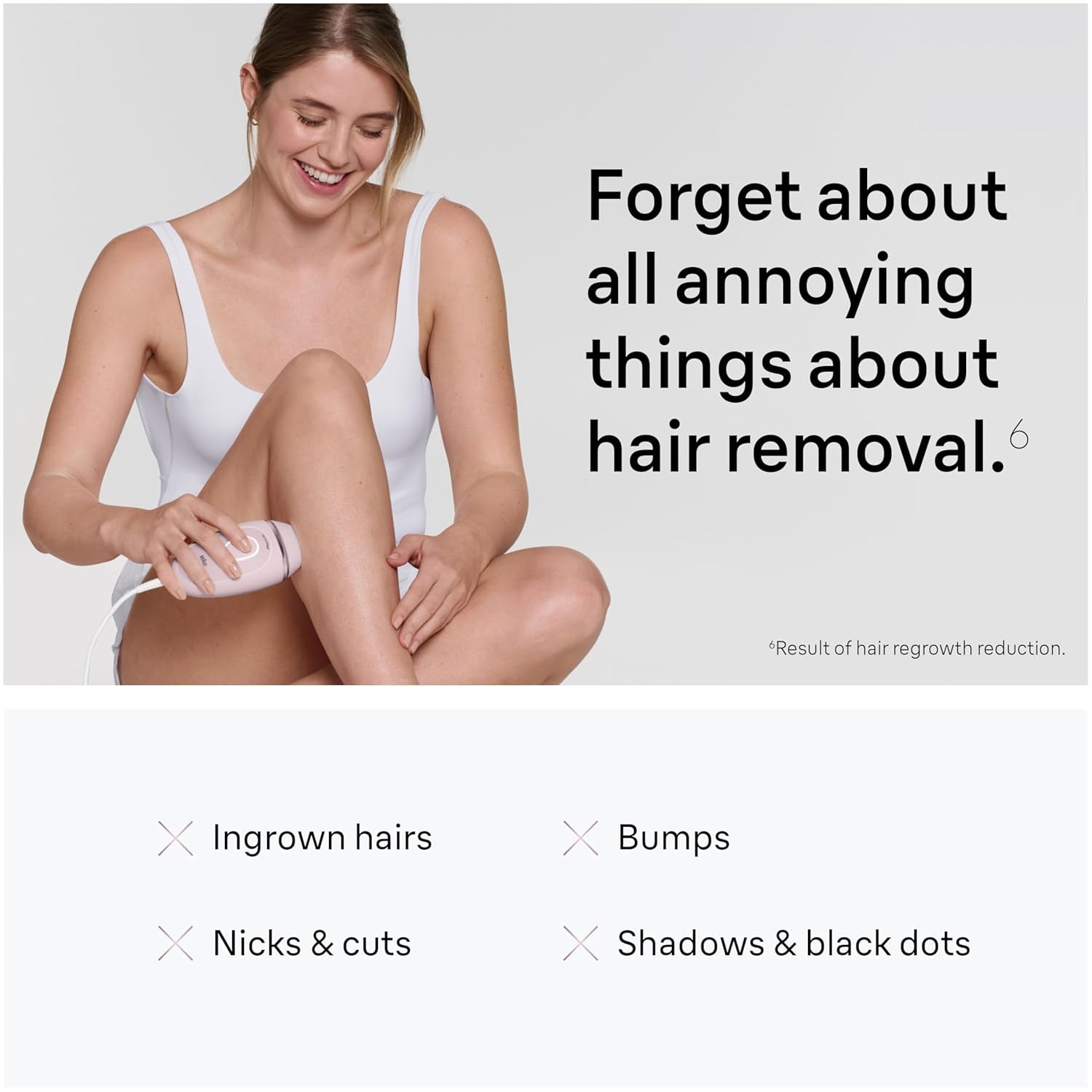 IPL at Home Laser Hair Removal for Women and Men, Silk Expert Mini PL1014 with Venus Razor, Permanent Visible Hair Reduction in Hair Regrowth for Body & Face, Corded