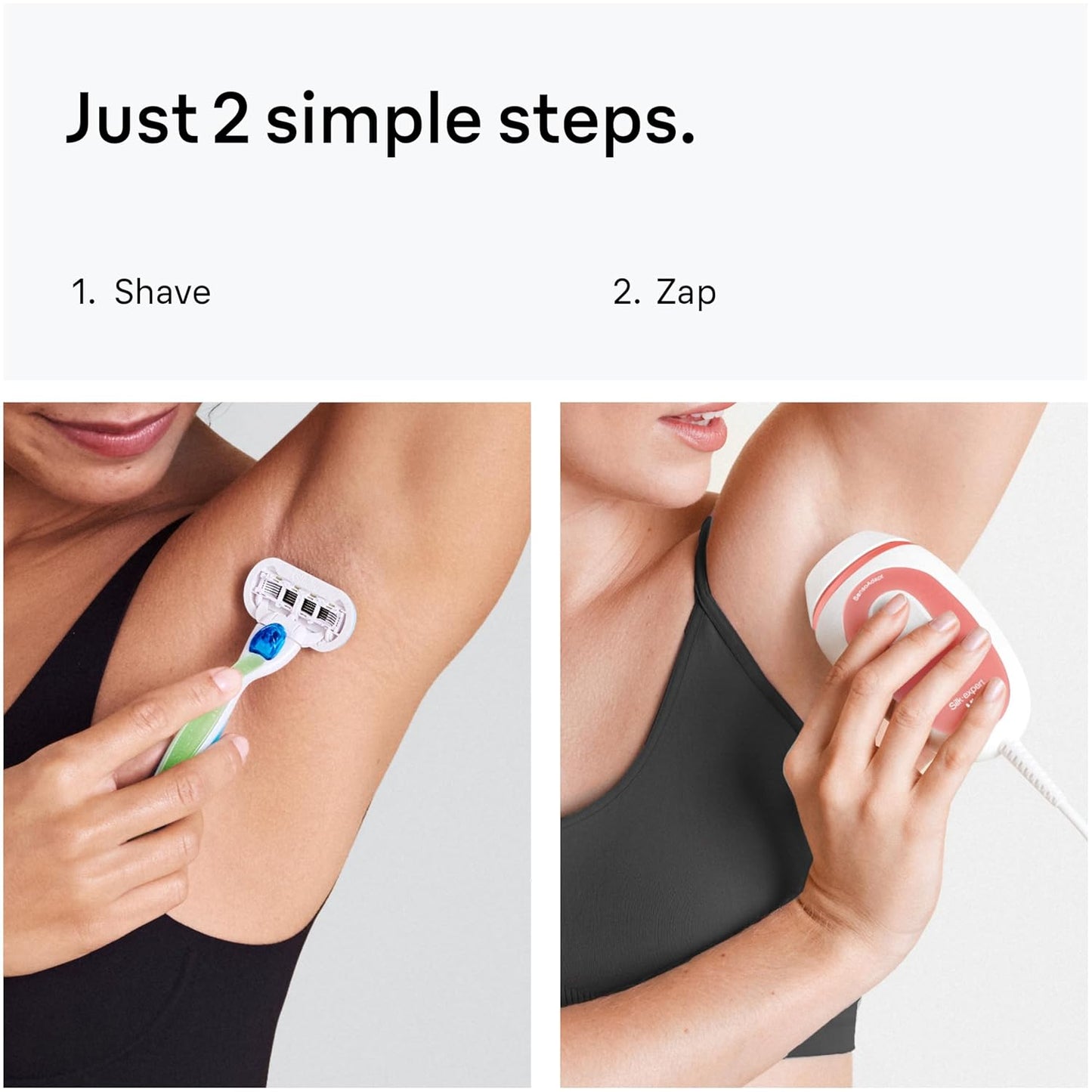 IPL at Home Laser Hair Removal for Women and Men, Silk Expert Mini PL1014 with Venus Razor, Permanent Visible Hair Reduction in Hair Regrowth for Body & Face, Corded