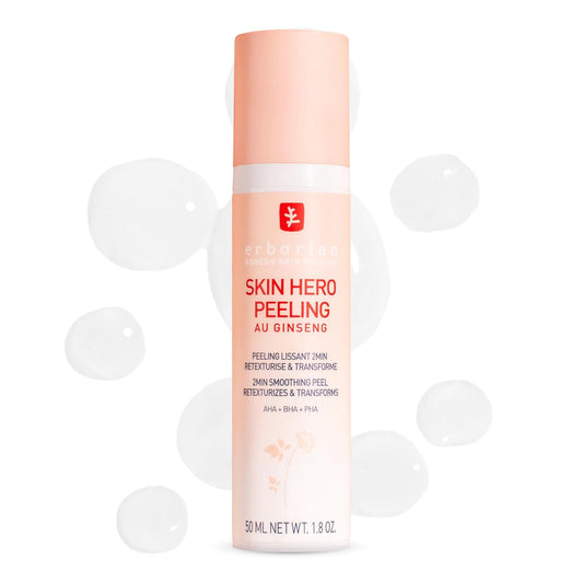 Skin Hero, Facial Peel with White Ginseng Complex - Home Face Peel Mask Retexturizes, Transforms Texture & Appearance of Fine Lines - Reduces Pores & Imperfections - Korean Skincare - 1.8 Oz