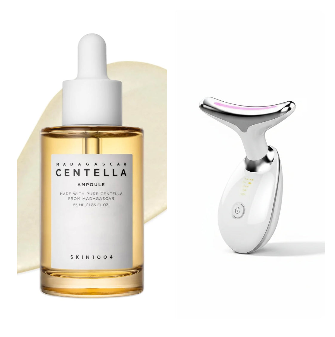 Glow From Home — Limited Edition LED Lamp massager + Korean Serum 100 ml (Duo)