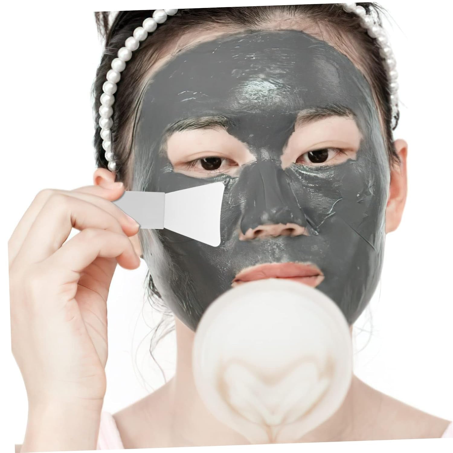 1Set Mini Silicone Face Mask Applicator Portable Brushes for Skincare Featuring Flexible and Compact Design for Mud Masks and Facial Treatments