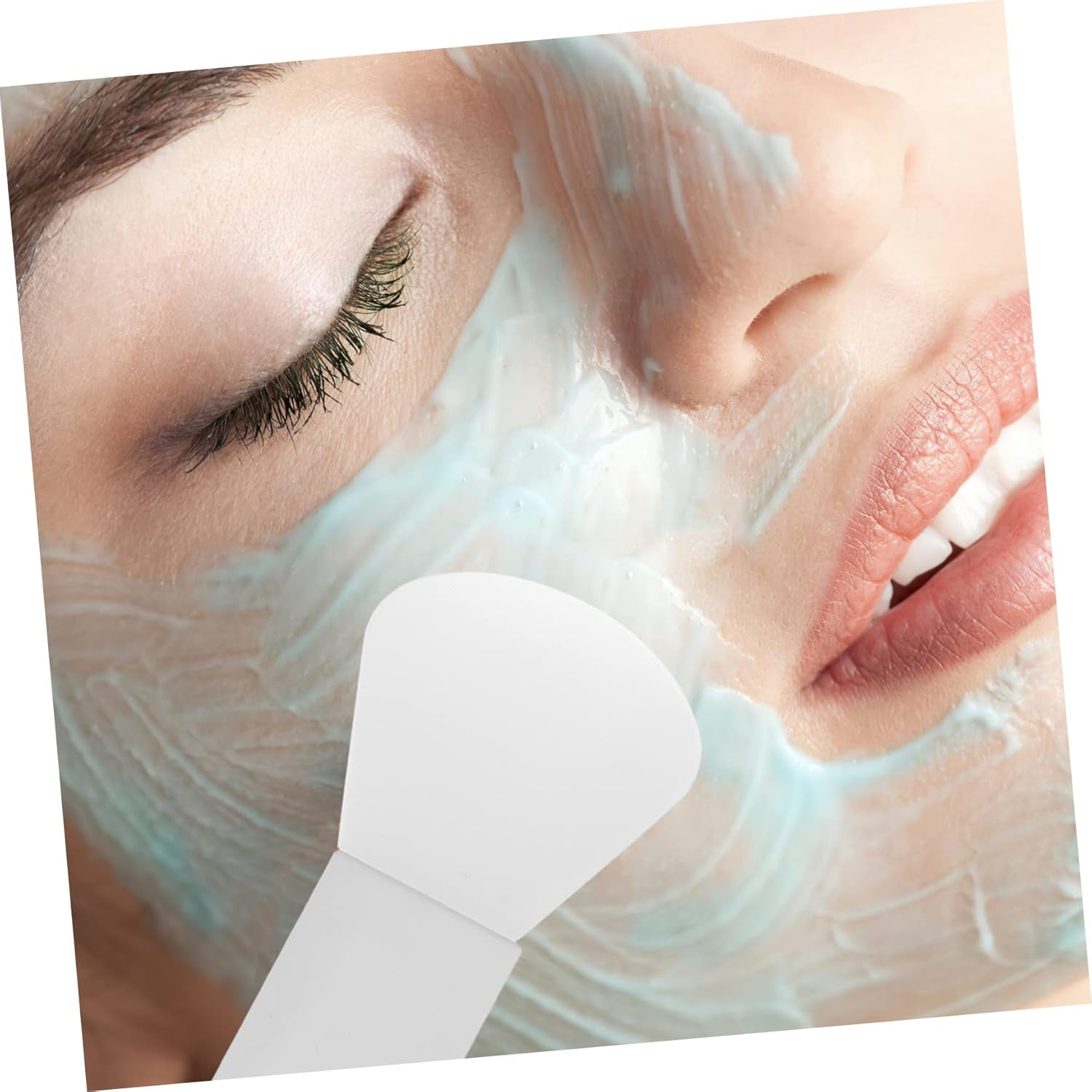 1Set Mini Silicone Face Mask Applicator Portable Brushes for Skincare Featuring Flexible and Compact Design for Mud Masks and Facial Treatments